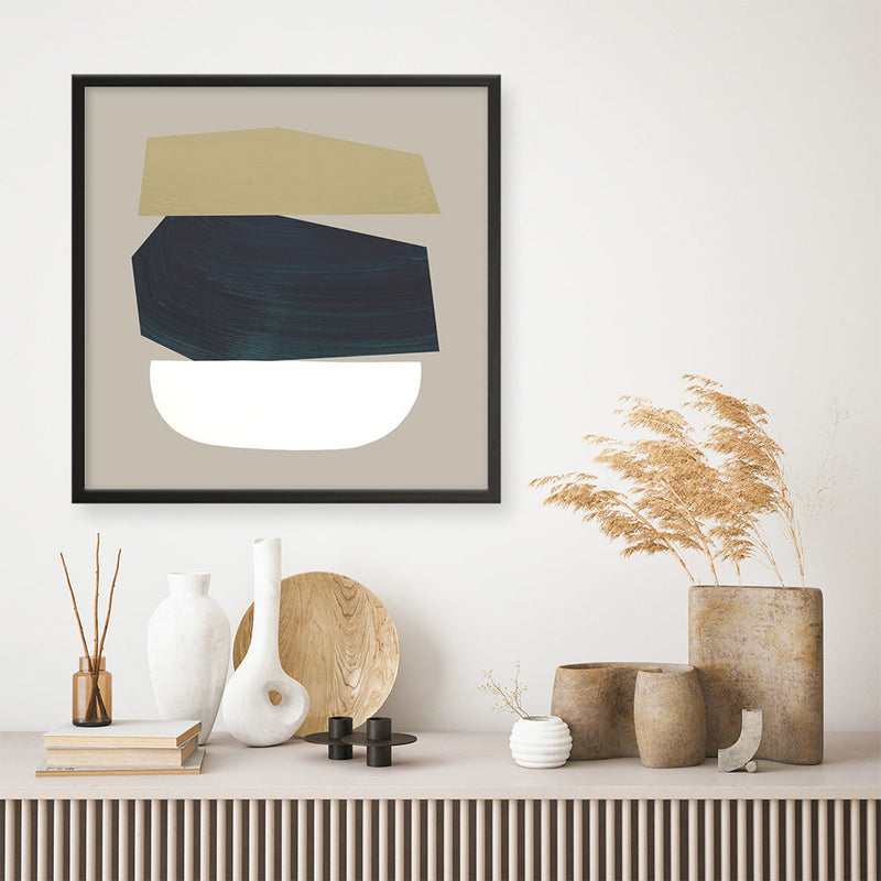 Shop Toned (Square) Art Print a painted abstract themed wall art print from The Print Emporium wall artwork collection - Buy Australian made fine art painting style poster and framed prints for the home and your interior decor room, TPE-DH-330-AP