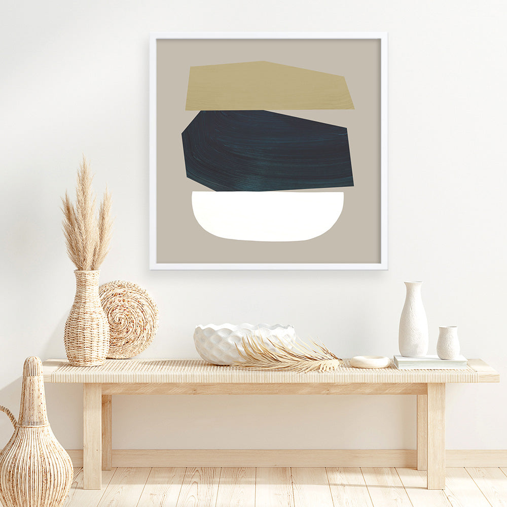 Shop Toned (Square) Art Print a painted abstract themed wall art print from The Print Emporium wall artwork collection - Buy Australian made fine art painting style poster and framed prints for the home and your interior decor room, TPE-DH-330-AP