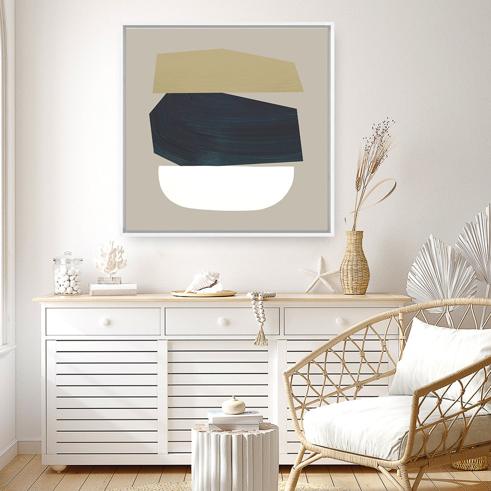 Shop Toned (Square) Canvas Print a painted abstract themed framed canvas wall art print from The Print Emporium artwork collection - Buy Australian made fine art painting style stretched canvas prints for the home and your interior decor space, TPE-DH-330-CA-40X40-NF
