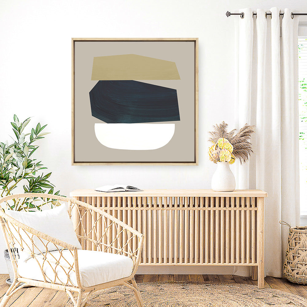 Shop Toned (Square) Canvas Print a painted abstract themed framed canvas wall art print from The Print Emporium artwork collection - Buy Australian made fine art painting style stretched canvas prints for the home and your interior decor space, TPE-DH-330-CA-40X40-NF