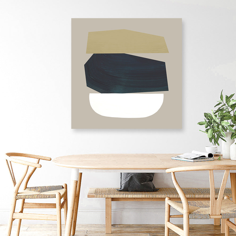 Shop Toned (Square) Canvas Print a painted abstract themed framed canvas wall art print from The Print Emporium artwork collection - Buy Australian made fine art painting style stretched canvas prints for the home and your interior decor space, TPE-DH-330-CA-40X40-NF