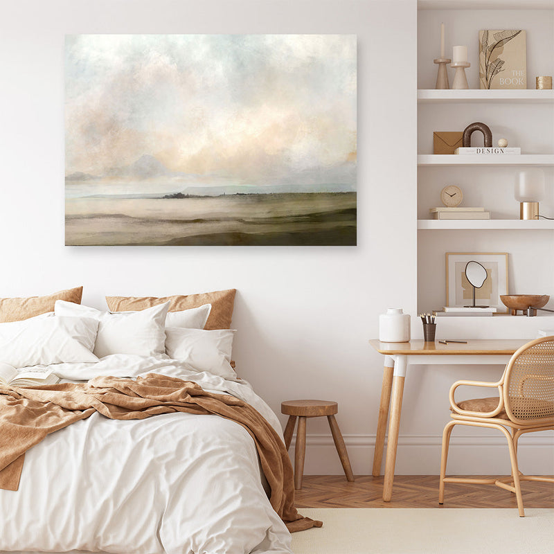 Shop Topsham Canvas Print a painted abstract themed framed canvas wall art print from The Print Emporium artwork collection - Buy Australian made fine art painting style stretched canvas prints for the home and your interior decor space, TPE-DH-144-CA-35X46-NF
