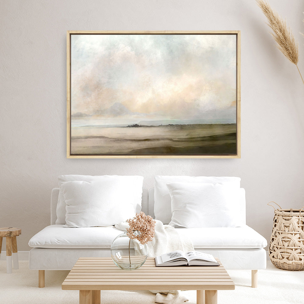 Shop Topsham Canvas Print a painted abstract themed framed canvas wall art print from The Print Emporium artwork collection - Buy Australian made fine art painting style stretched canvas prints for the home and your interior decor space, TPE-DH-144-CA-35X46-NF