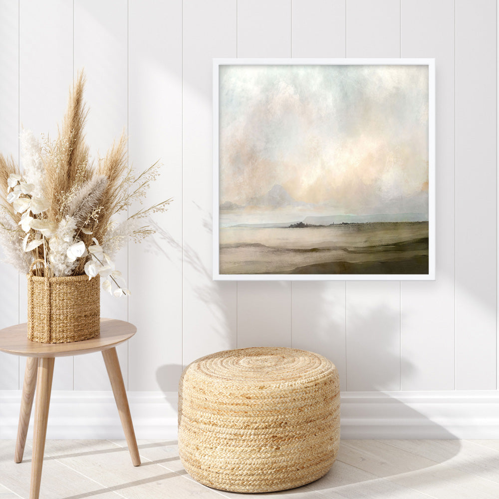 Shop Topsham (Square) Art Print a painted abstract themed wall art print from The Print Emporium wall artwork collection - Buy Australian made fine art painting style poster and framed prints for the home and your interior decor room, TPE-DH-228-AP