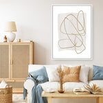 Shop Touch Canvas Print a painted abstract themed framed canvas wall art print from The Print Emporium artwork collection - Buy Australian made fine art painting style stretched canvas prints for the home and your interior decor space, TPE-DH-366-CA-35X46-NF