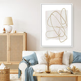 Shop Touch Canvas Print a painted abstract themed framed canvas wall art print from The Print Emporium artwork collection - Buy Australian made fine art painting style stretched canvas prints for the home and your interior decor space, TPE-DH-366-CA-35X46-NF