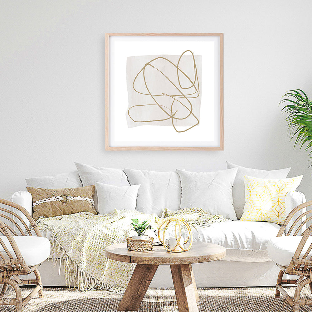 Shop Touch (Square) Art Print a painted abstract themed wall art print from The Print Emporium wall artwork collection - Buy Australian made fine art painting style poster and framed prints for the home and your interior decor room, TPE-DH-179-AP