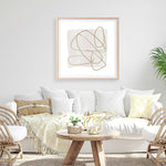 Shop Touch (Square) Art Print a painted abstract themed wall art print from The Print Emporium wall artwork collection - Buy Australian made fine art painting style poster and framed prints for the home and your interior decor room, TPE-DH-179-AP