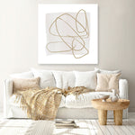 Shop Touch (Square) Canvas Print a painted abstract themed framed canvas wall art print from The Print Emporium artwork collection - Buy Australian made fine art painting style stretched canvas prints for the home and your interior decor space, TPE-DH-179-CA-40X40-NF