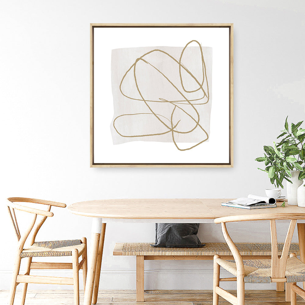 Shop Touch (Square) Canvas Print a painted abstract themed framed canvas wall art print from The Print Emporium artwork collection - Buy Australian made fine art painting style stretched canvas prints for the home and your interior decor space, TPE-DH-179-CA-40X40-NF