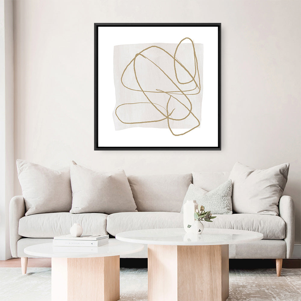 Shop Touch (Square) Canvas Print a painted abstract themed framed canvas wall art print from The Print Emporium artwork collection - Buy Australian made fine art painting style stretched canvas prints for the home and your interior decor space, TPE-DH-179-CA-40X40-NF