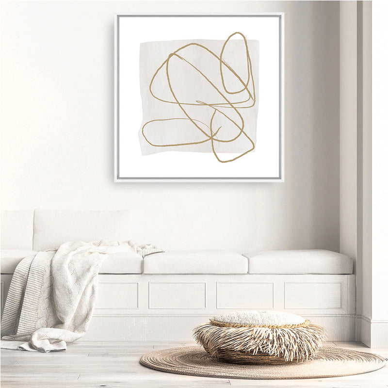 Shop Touch (Square) Canvas Print a painted abstract themed framed canvas wall art print from The Print Emporium artwork collection - Buy Australian made fine art painting style stretched canvas prints for the home and your interior decor space, TPE-DH-179-CA-40X40-NF