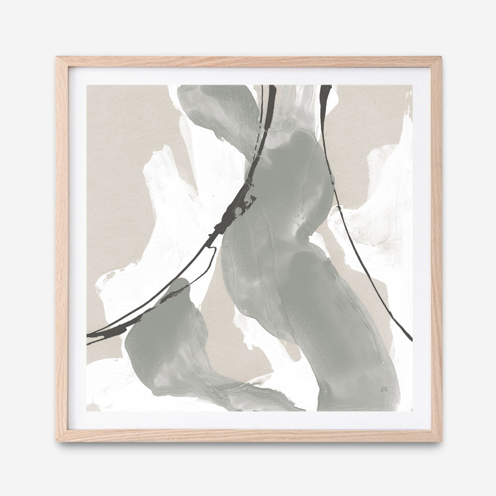 Shop Touch of Gray II (Square) Art Print a painted abstract themed wall art print from The Print Emporium wall artwork collection - Buy Australian made fine art painting style poster and framed prints for the home and your interior decor room, TPE-WA-75156-AP