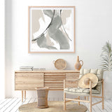 Shop Touch of Gray II (Square) Art Print a painted abstract themed wall art print from The Print Emporium wall artwork collection - Buy Australian made fine art painting style poster and framed prints for the home and your interior decor room, TPE-WA-75156-AP