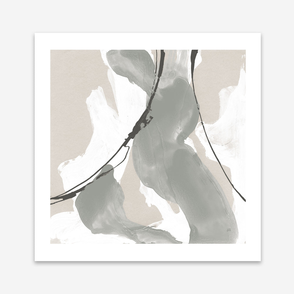 Shop Touch of Gray II (Square) Art Print a painted abstract themed wall art print from The Print Emporium wall artwork collection - Buy Australian made fine art painting style poster and framed prints for the home and your interior decor room, TPE-WA-75156-AP