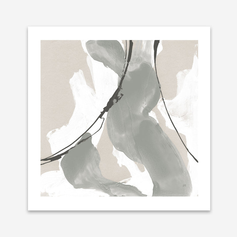 Shop Touch of Gray II (Square) Art Print a painted abstract themed wall art print from The Print Emporium wall artwork collection - Buy Australian made fine art painting style poster and framed prints for the home and your interior decor room, TPE-WA-75156-AP
