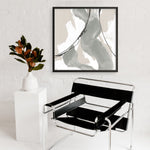 Shop Touch of Gray II (Square) Art Print a painted abstract themed wall art print from The Print Emporium wall artwork collection - Buy Australian made fine art painting style poster and framed prints for the home and your interior decor room, TPE-WA-75156-AP