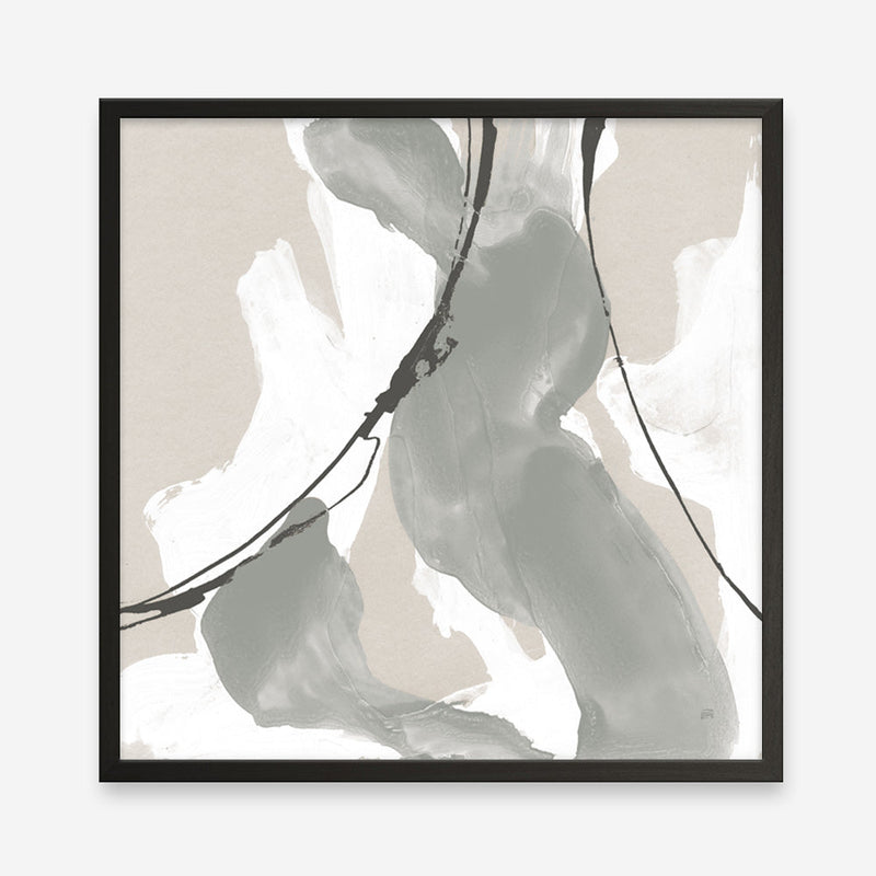 Shop Touch of Gray II (Square) Art Print a painted abstract themed wall art print from The Print Emporium wall artwork collection - Buy Australian made fine art painting style poster and framed prints for the home and your interior decor room, TPE-WA-75156-AP