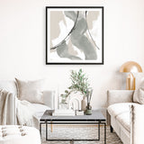 Shop Touch of Gray II (Square) Art Print a painted abstract themed wall art print from The Print Emporium wall artwork collection - Buy Australian made fine art painting style poster and framed prints for the home and your interior decor room, TPE-WA-75156-AP
