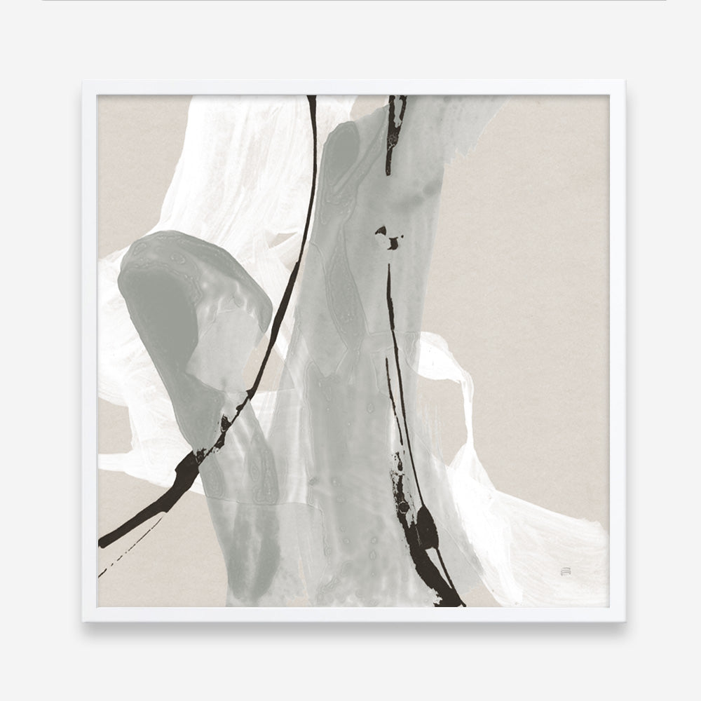 Shop Touch of Gray IV (Square) Art Print a painted abstract themed wall art print from The Print Emporium wall artwork collection - Buy Australian made fine art painting style poster and framed prints for the home and your interior decor room, TPE-WA-75158-AP