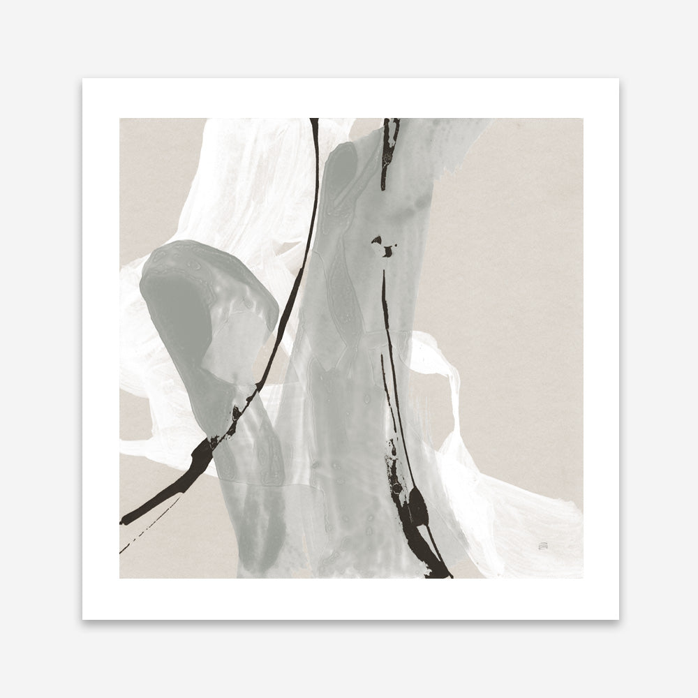 Shop Touch of Gray IV (Square) Art Print a painted abstract themed wall art print from The Print Emporium wall artwork collection - Buy Australian made fine art painting style poster and framed prints for the home and your interior decor room, TPE-WA-75158-AP