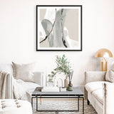 Shop Touch of Gray IV (Square) Art Print a painted abstract themed wall art print from The Print Emporium wall artwork collection - Buy Australian made fine art painting style poster and framed prints for the home and your interior decor room, TPE-WA-75158-AP