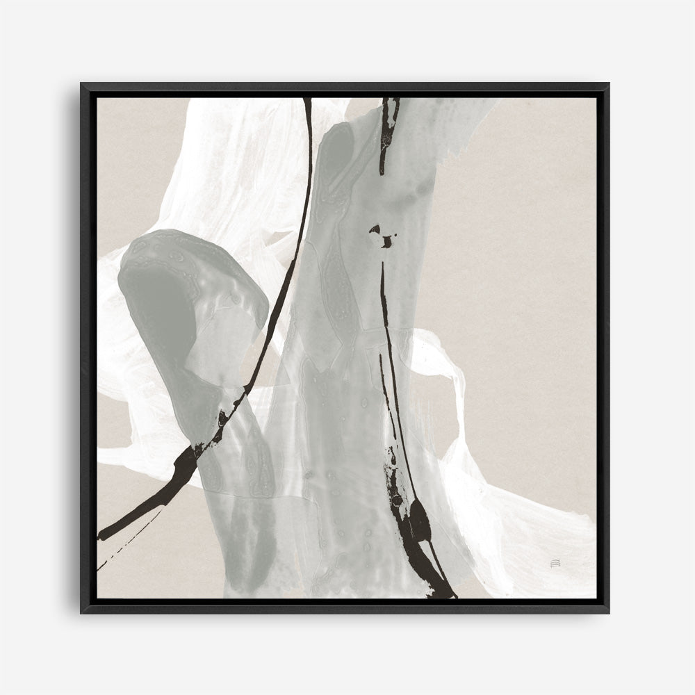Shop Touch of Gray IV (Square) Canvas Print a painted abstract themed framed canvas wall art print from The Print Emporium artwork collection - Buy Australian made fine art painting style stretched canvas prints for the home and your interior decor space, TPE-WA-75158-CA-40X40-NF