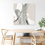 Shop Touch of Gray IV (Square) Canvas Print a painted abstract themed framed canvas wall art print from The Print Emporium artwork collection - Buy Australian made fine art painting style stretched canvas prints for the home and your interior decor space, TPE-WA-75158-CA-40X40-NF