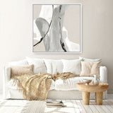 Shop Touch of Gray IV (Square) Canvas Print a painted abstract themed framed canvas wall art print from The Print Emporium artwork collection - Buy Australian made fine art painting style stretched canvas prints for the home and your interior decor space, TPE-WA-75158-CA-40X40-NF