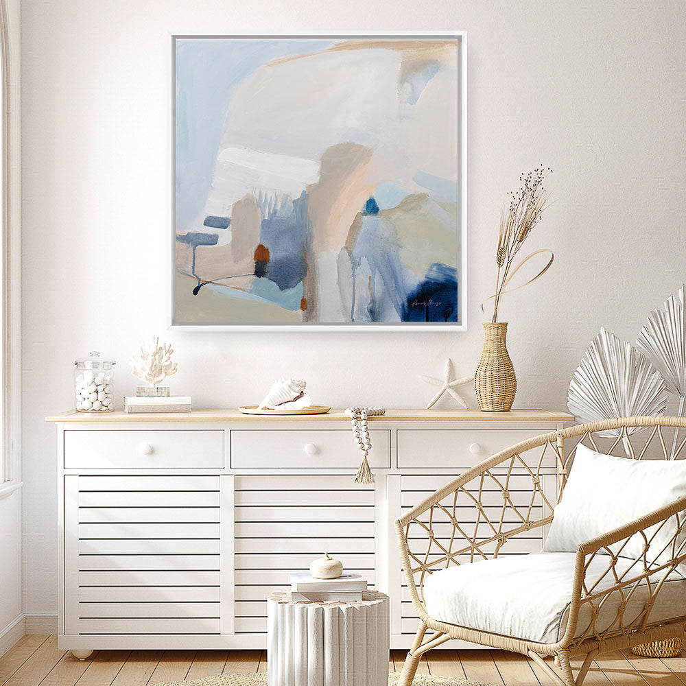 Shop Transitions (Square) Canvas Print a painted abstract themed framed canvas wall art print from The Print Emporium artwork collection - Buy Australian made fine art painting style stretched canvas prints for the home and your interior decor space, TPE-WA-68969-CA-40X40-NF