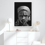 Shop Tribal Art Print a Hamptons style themed painted wall art print from The Print Emporium wall artwork collection - Buy Australian made fine art painting style poster and framed prints for the home and your interior decor room, TPE-038-AP