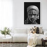 Shop Tribal Canvas Print a Hamptons style themed painted framed canvas wall art print from The Print Emporium artwork collection - Buy Australian made fine art painting style stretched canvas prints for the home and your interior decor space, TPE-038-CA-35X46-NF