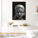 Shop Tribal Canvas Print a Hamptons style themed painted framed canvas wall art print from The Print Emporium artwork collection - Buy Australian made fine art painting style stretched canvas prints for the home and your interior decor space, TPE-038-CA-35X46-NF