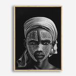 Shop Tribal Canvas Print a Hamptons style themed painted framed canvas wall art print from The Print Emporium artwork collection - Buy Australian made fine art painting style stretched canvas prints for the home and your interior decor space, TPE-038-CA-35X46-NF