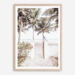 Shop Tropical Island Gate Photo Art Print a coastal themed photography wall art print from The Print Emporium wall artwork collection - Buy Australian made fine art poster and framed prints for the home and your interior decor, TPE-1241-AP