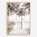 Shop Tropical Island Gate Photo Art Print a coastal themed photography wall art print from The Print Emporium wall artwork collection - Buy Australian made fine art poster and framed prints for the home and your interior decor, TPE-1241-AP
