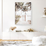 Shop Tropical Island Gate Photo Canvas Print a coastal themed photography framed stretched canvas print from The Print Emporium wall artwork collection - Buy Australian made prints for the home and your interior decor space, TPE-1241-CA-35X46-NF