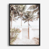 Shop Tropical Island Gate Photo Canvas Print a coastal themed photography framed stretched canvas print from The Print Emporium wall artwork collection - Buy Australian made prints for the home and your interior decor space, TPE-1241-CA-35X46-NF