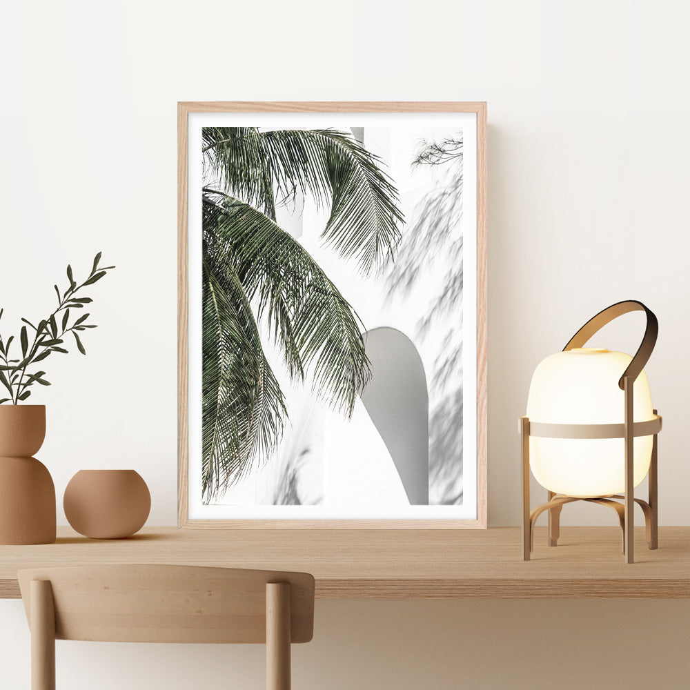 Shop Tropical Palm Villa Photo Art Print a coastal themed photography wall art print from The Print Emporium wall artwork collection - Buy Australian made fine art poster and framed prints for the home and your interior decor, TPE-1306-AP