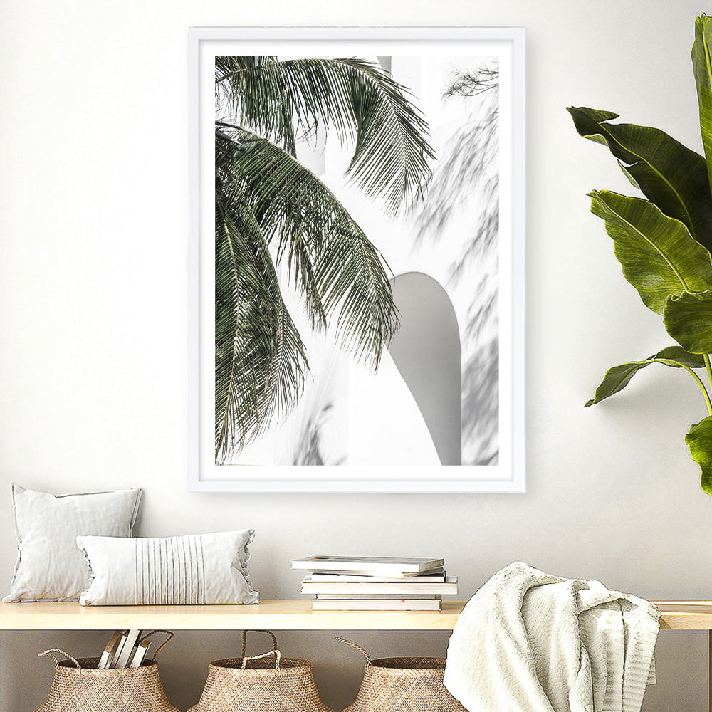 Shop Tropical Palm Villa Photo Art Print a coastal themed photography wall art print from The Print Emporium wall artwork collection - Buy Australian made fine art poster and framed prints for the home and your interior decor, TPE-1306-AP