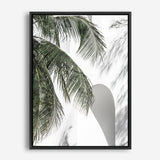 Shop Tropical Palm Villa Photo Canvas Print a coastal themed photography framed stretched canvas print from The Print Emporium wall artwork collection - Buy Australian made prints for the home and your interior decor space, TPE-1306-CA-35X46-NF