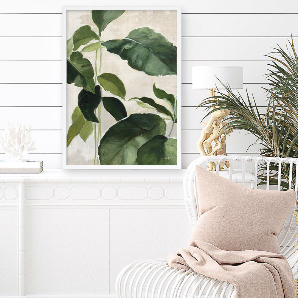 Shop Tropical Study II Crop Art Print a painted style wall art print from The Print Emporium wall artwork collection - Buy Australian made fine art painting style poster and framed prints for the home and your interior decor room, TPE-WA-70135-AP