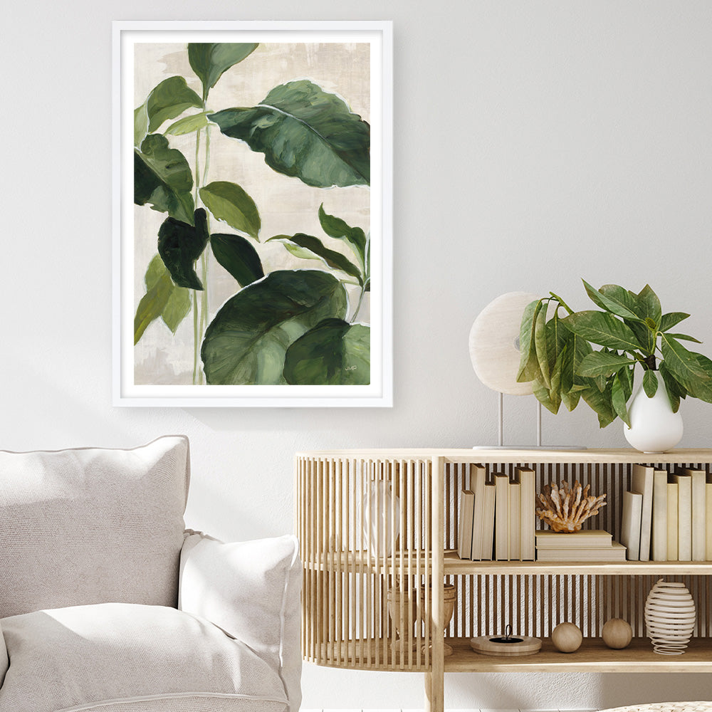 Shop Tropical Study II Crop Art Print a painted style wall art print from The Print Emporium wall artwork collection - Buy Australian made fine art painting style poster and framed prints for the home and your interior decor room, TPE-WA-70135-AP