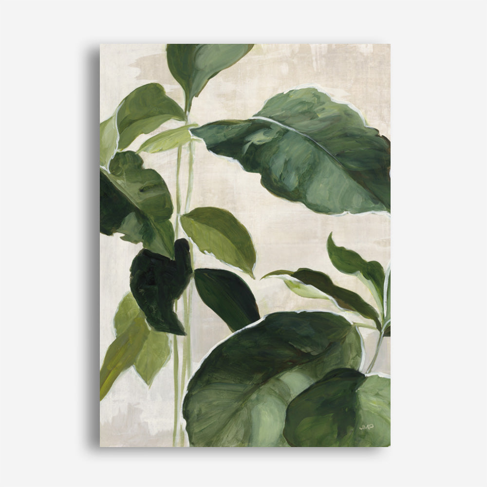 Shop Tropical Study II Crop Canvas Print a painted style framed canvas wall art print from The Print Emporium artwork collection - Buy Australian made fine art painting style stretched canvas prints for the home and your interior decor space, TPE-WA-70135-CA-35X46-NF