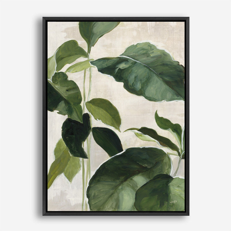 Shop Tropical Study II Crop Canvas Print a painted style framed canvas wall art print from The Print Emporium artwork collection - Buy Australian made fine art painting style stretched canvas prints for the home and your interior decor space, TPE-WA-70135-CA-35X46-NF