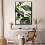 Shop Tropical Study II Crop Canvas Print a painted style framed canvas wall art print from The Print Emporium artwork collection - Buy Australian made fine art painting style stretched canvas prints for the home and your interior decor space, TPE-WA-70135-CA-35X46-NF