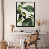 Shop Tropical Study II Crop Canvas Print a painted style framed canvas wall art print from The Print Emporium artwork collection - Buy Australian made fine art painting style stretched canvas prints for the home and your interior decor space, TPE-WA-70135-CA-35X46-NF