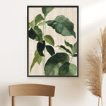 Shop Tropical Study II Linen Art Print a painted style wall art print from The Print Emporium wall artwork collection - Buy Australian made fine art painting style poster and framed prints for the home and your interior decor room, TPE-WA-74487-AP