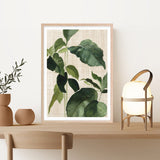 Shop Tropical Study II Linen Art Print a painted style wall art print from The Print Emporium wall artwork collection - Buy Australian made fine art painting style poster and framed prints for the home and your interior decor room, TPE-WA-74487-AP