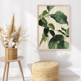 Shop Tropical Study II Linen Art Print a painted style wall art print from The Print Emporium wall artwork collection - Buy Australian made fine art painting style poster and framed prints for the home and your interior decor room, TPE-WA-74487-AP